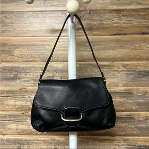 Cole Haan Avalon Black Leather Shoulder Bag